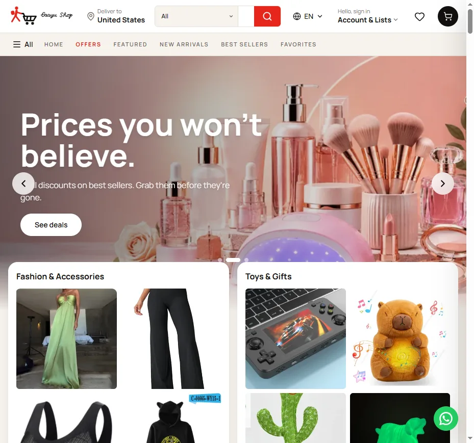 Faayu Global - E-commerce
