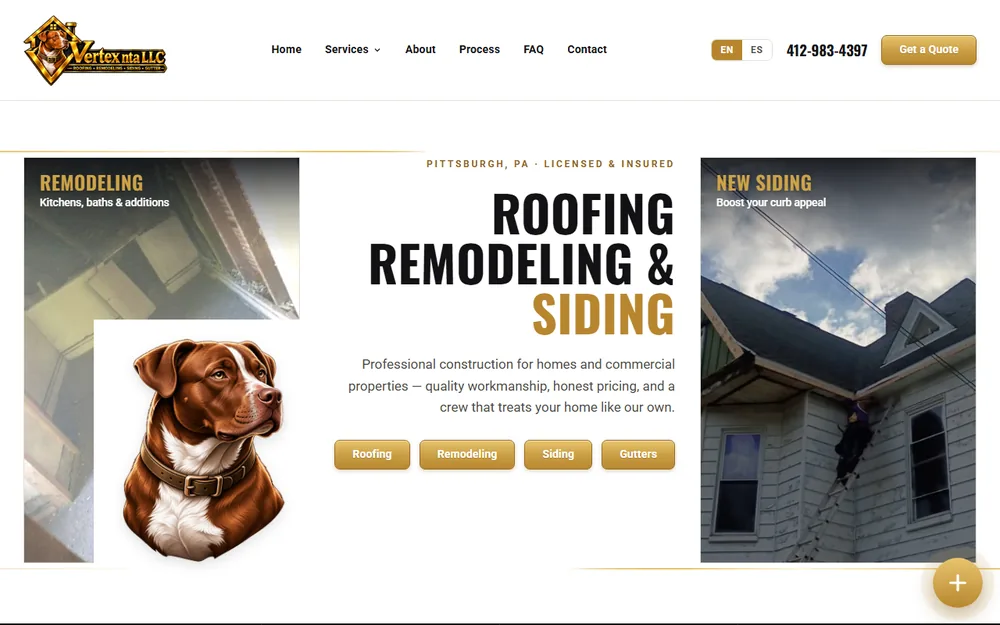 Vertex NTA Roofing - Pittsburgh
